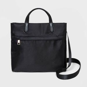 Black purse backpack crossbody
